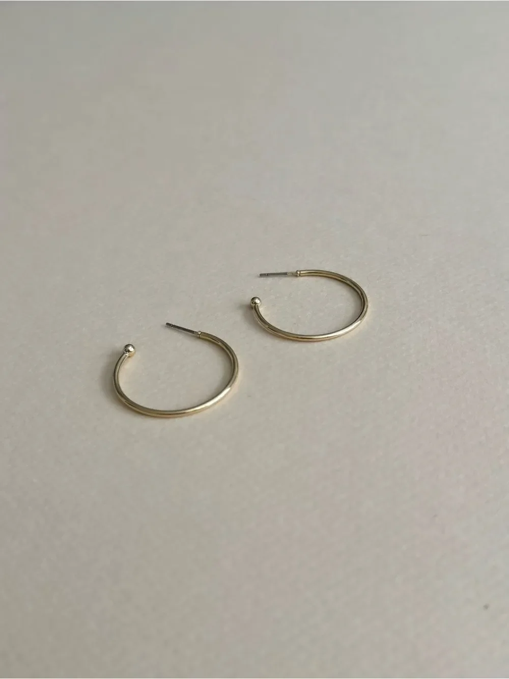 Gold Hoop Earrings M1875